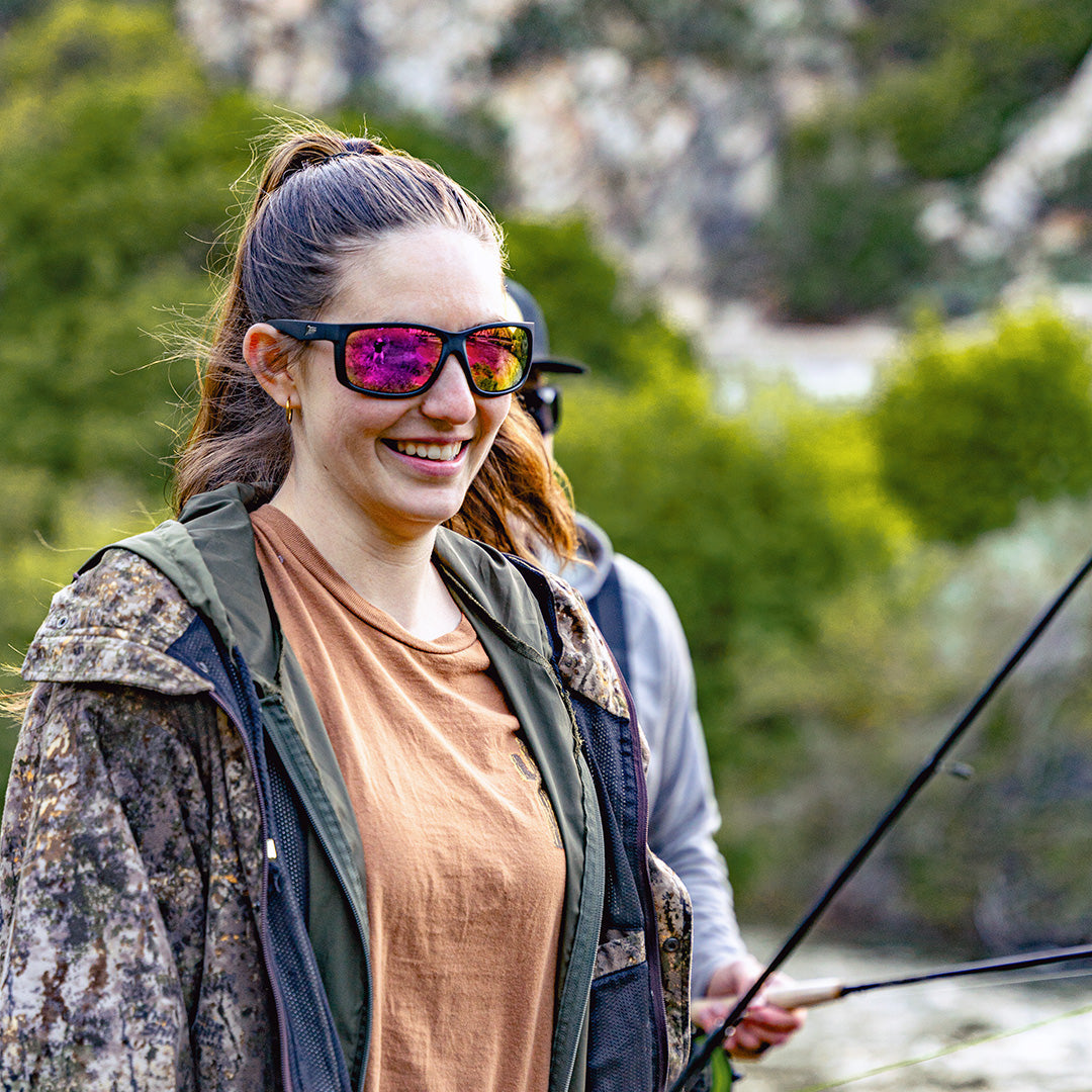 Detour Breach Z87+ Safety Glasses with Matte Black Frame and Polarized Pink Lens-BREACH-516-Safety Glasses USA-3