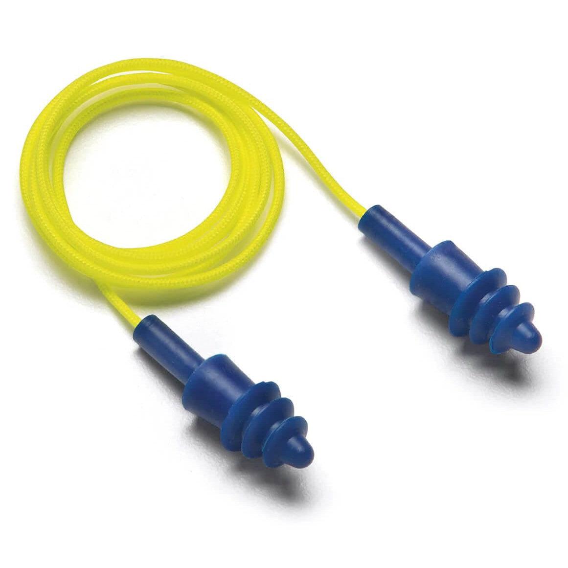 Pyramex RDP2001 Metal Detectable Reusable Corded Earplugs NRR-25 (100-Pr Box)-RDP2001-Safety Glasses USA-1