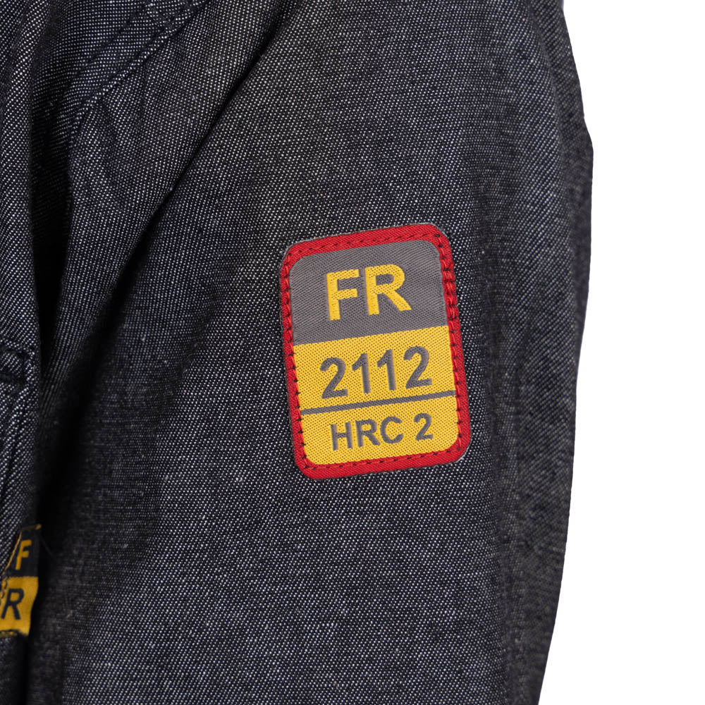 Just in Trend Flame Resistant FR Denim Shirt 100% Cotton