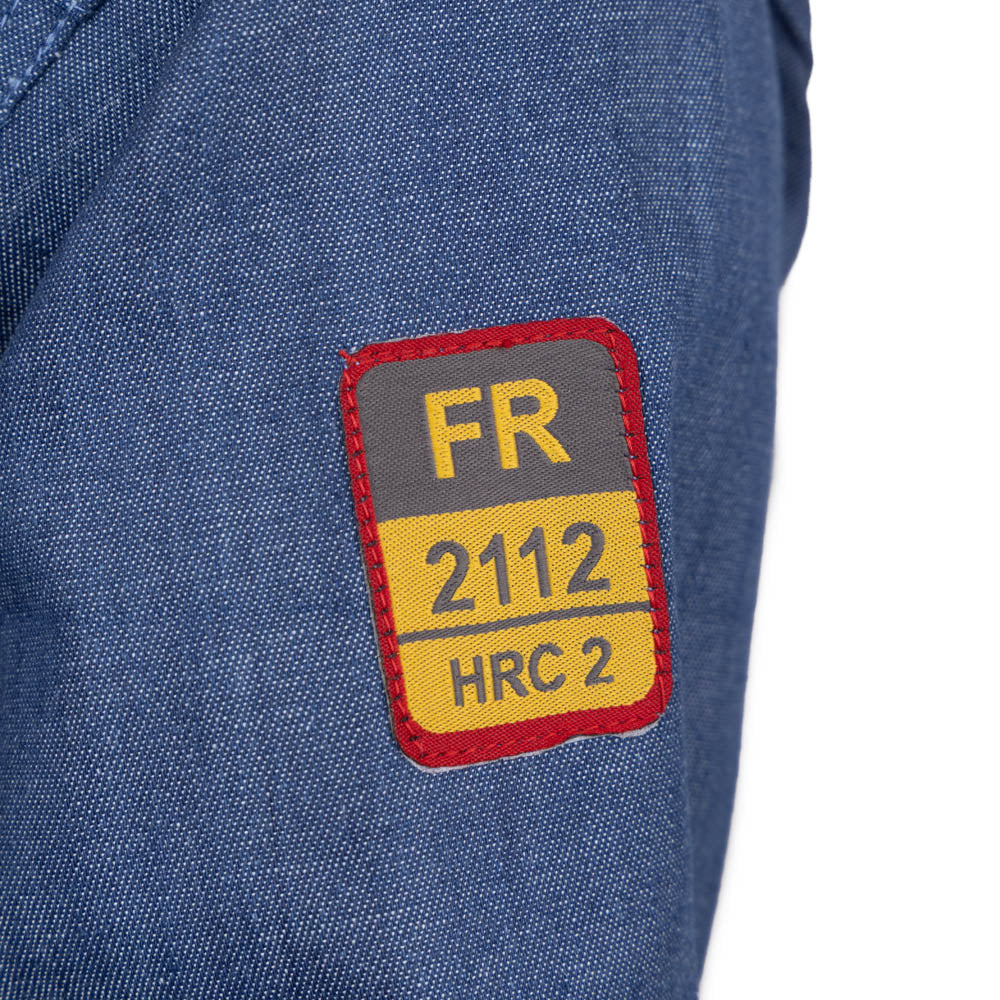 Just in Trend Flame Resistant FR Denim Shirt 100% Cotton