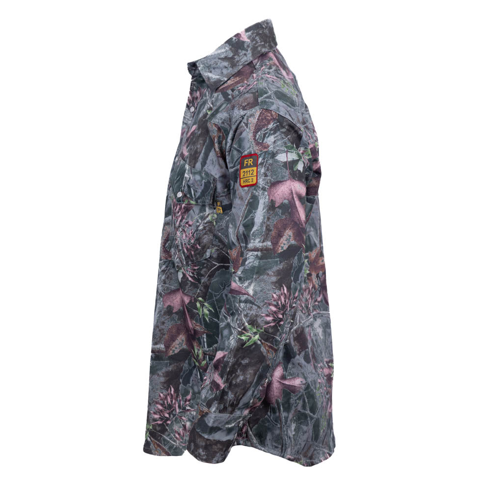 Just In Trend Flame-Resistant Camouflage Shirt - 100% Cotton