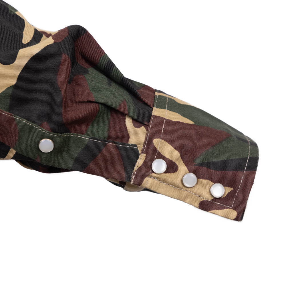 Just In Trend Flame-Resistant Camouflage Shirt - 100% Cotton