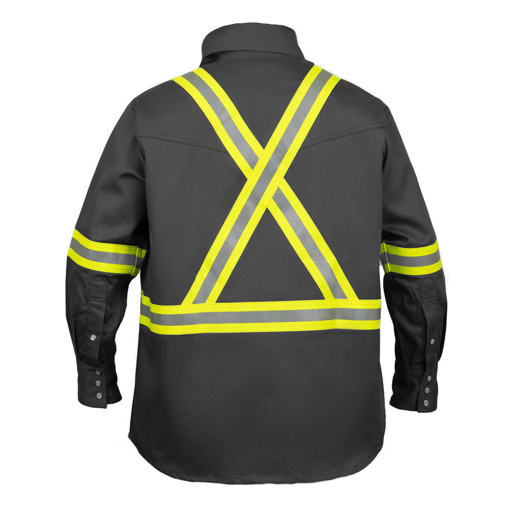 Just In Trend Flame Resistant High Visibility Shirt 100% Cotton