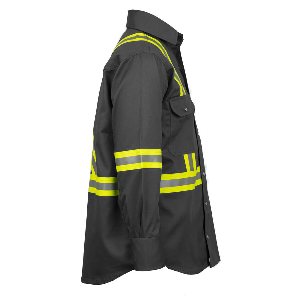 Just In Trend Flame Resistant High Visibility Shirt 100% Cotton