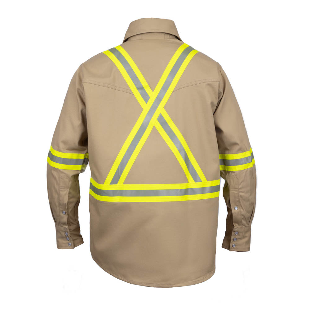 Just In Trend Flame Resistant High Visibility Shirt 100% Cotton