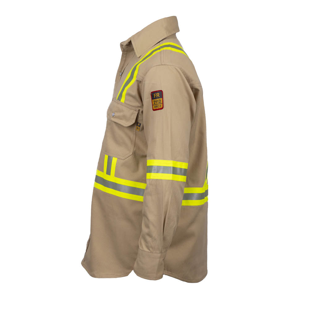 Just In Trend Flame Resistant High Visibility Shirt 100% Cotton