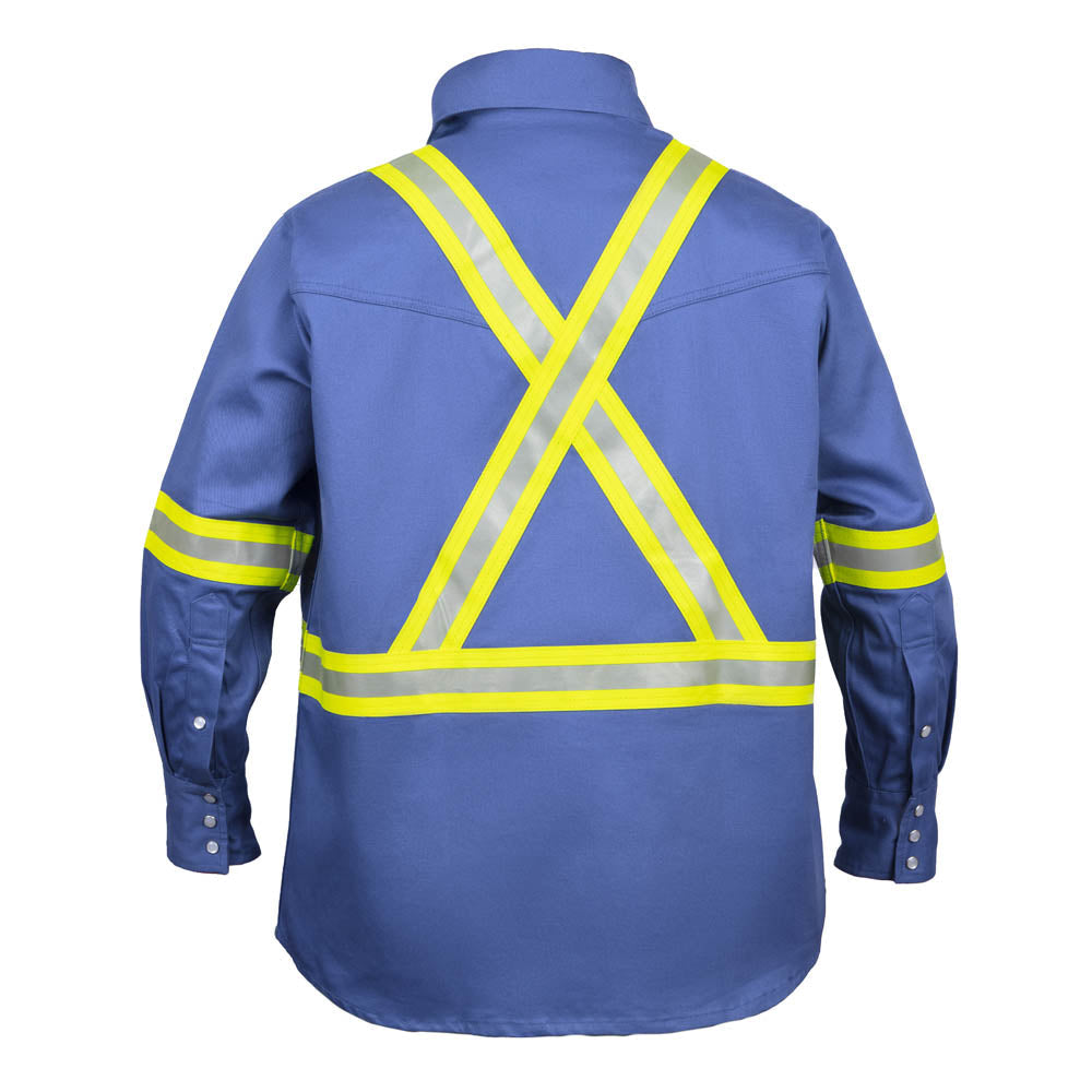 Just In Trend Flame Resistant High Visibility Shirt 100% Cotton