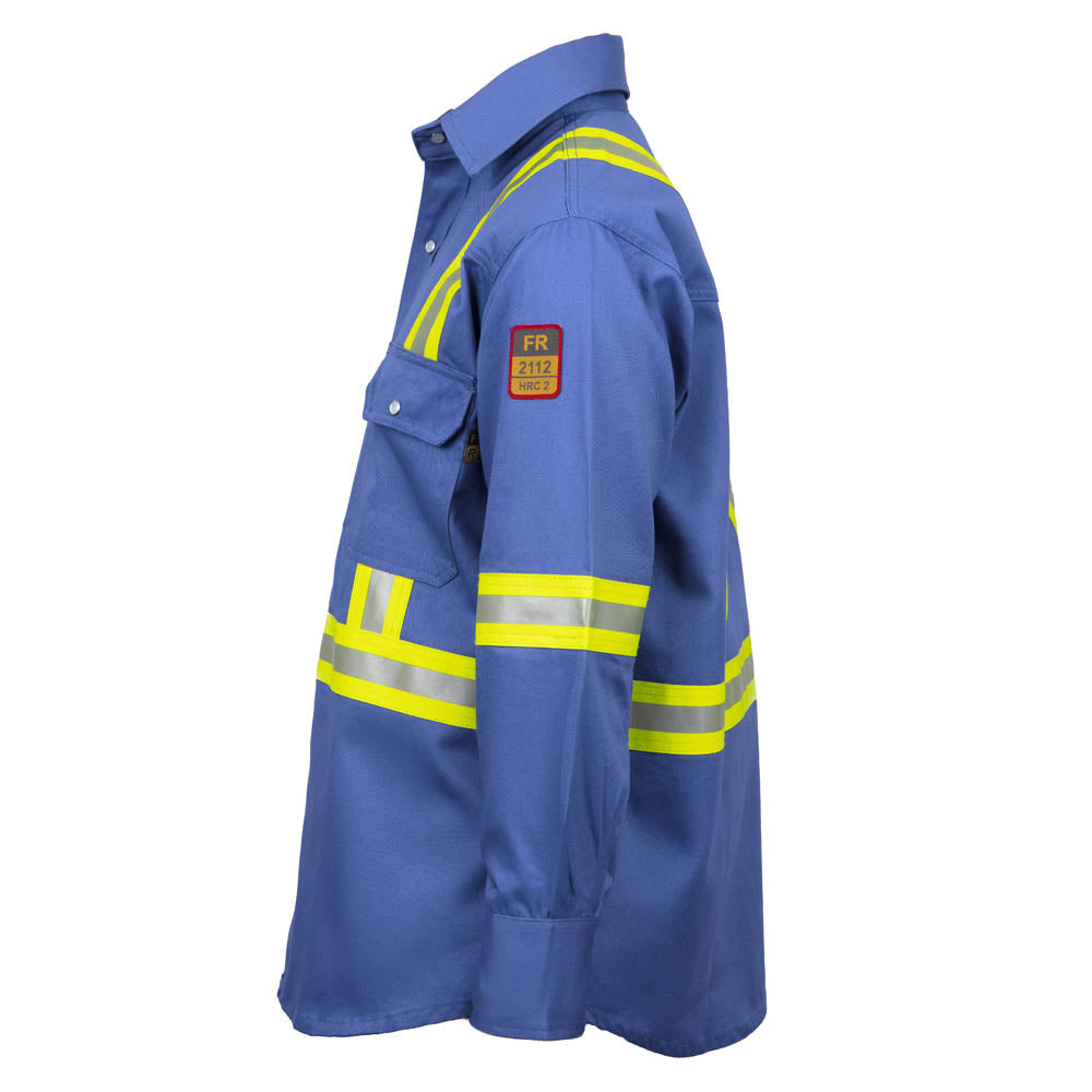 Just In Trend Flame Resistant High Visibility Shirt 100% Cotton