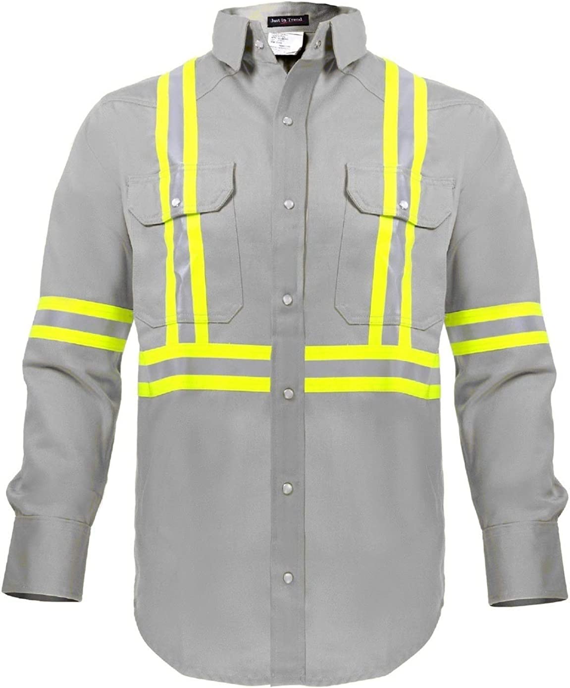 Just In Trend Flame Resistant High Visibility Shirt 100% Cotton