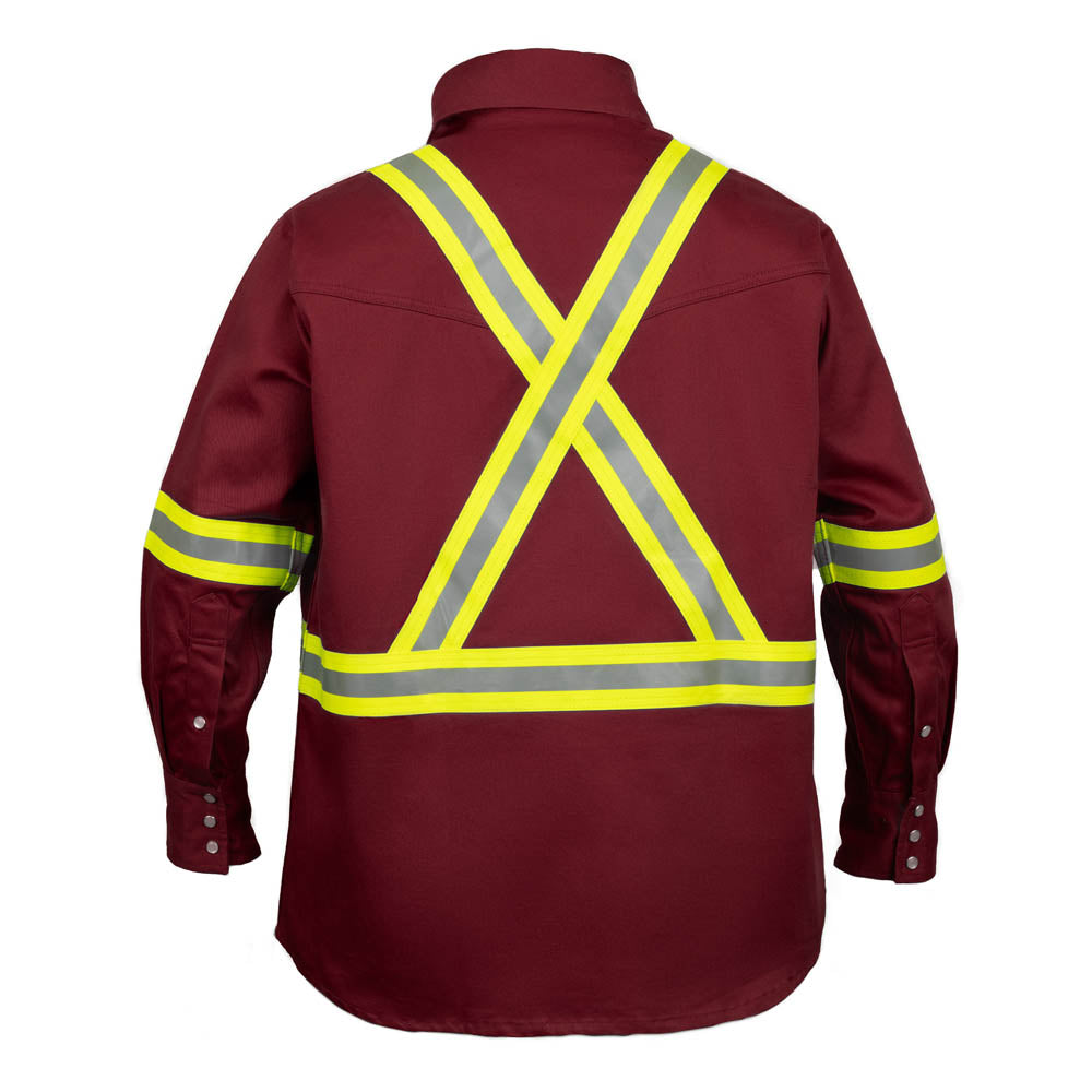 Just In Trend Flame Resistant High Visibility Shirt 100% Cotton