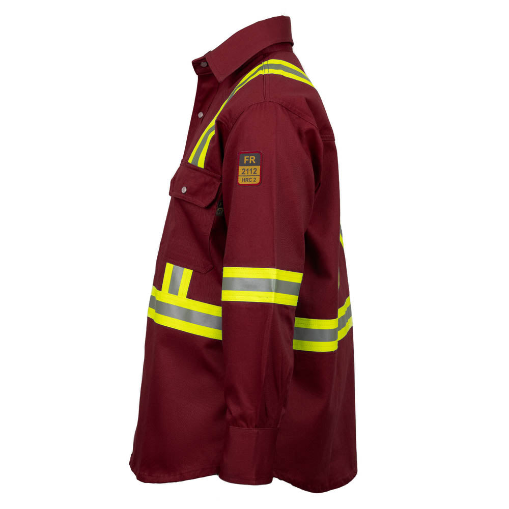 Just In Trend Flame Resistant High Visibility Shirt 100% Cotton