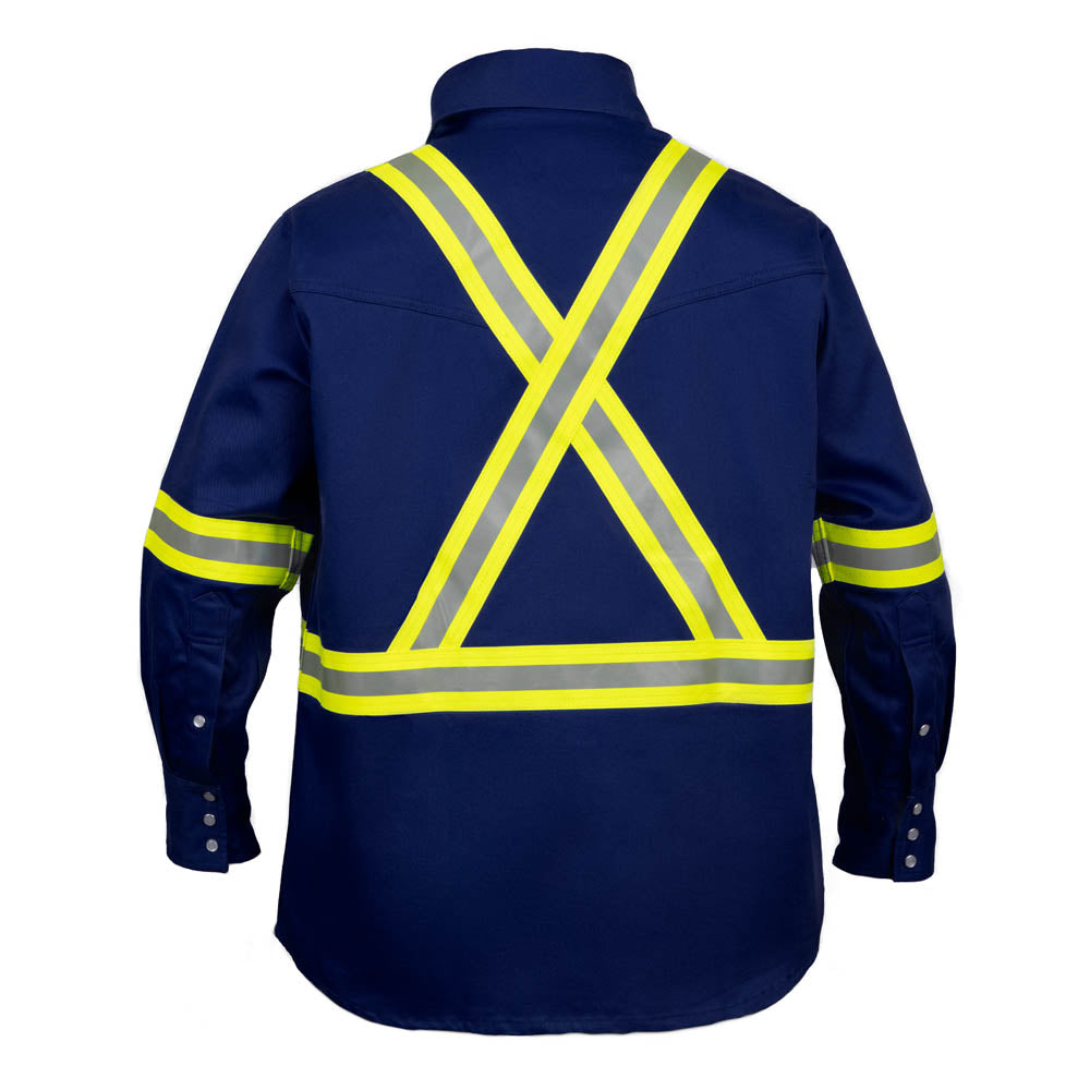 Just In Trend Flame Resistant High Visibility Shirt 100% Cotton