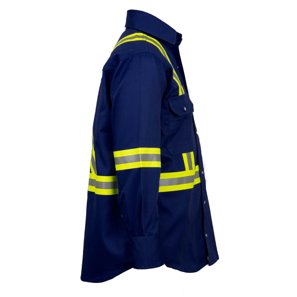 Just In Trend Flame Resistant High Visibility Shirt 100% Cotton