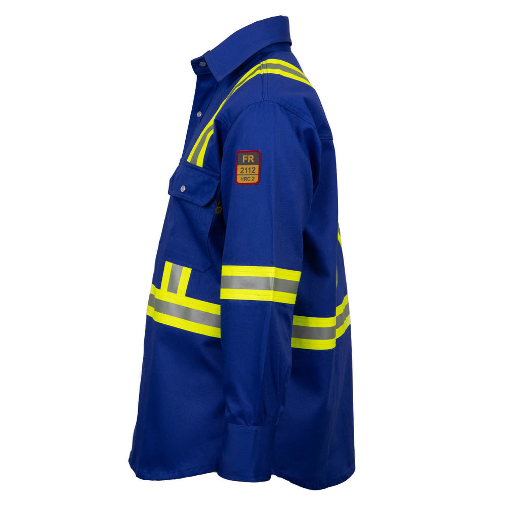 Just In Trend Flame Resistant High Visibility Shirt 100% Cotton