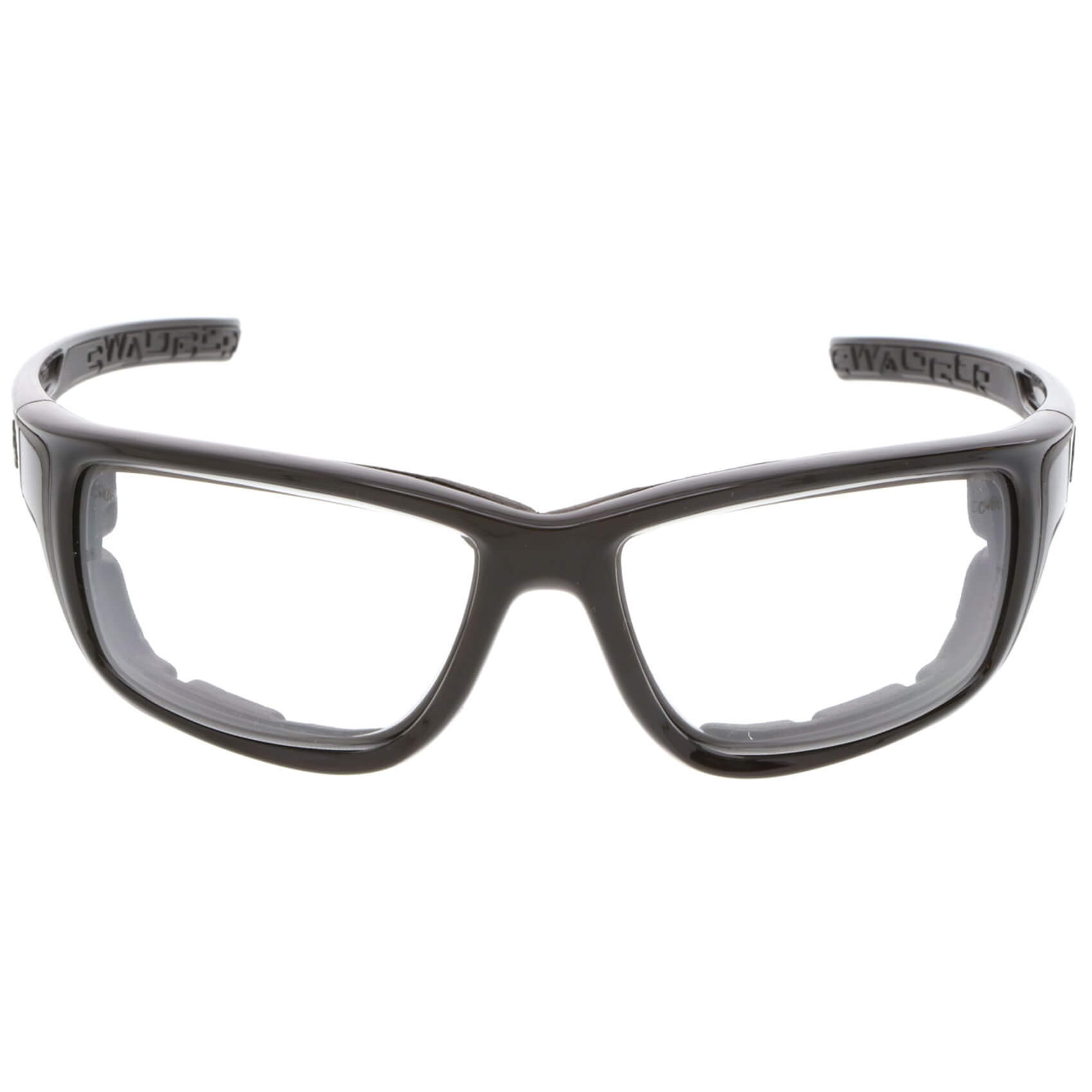 MCR Safety Swagger SR5 Foam-Lined Safety Glasses with Black Frame and Clear MAX6 Anti-Fog Lens-Safety Glasses USA-2