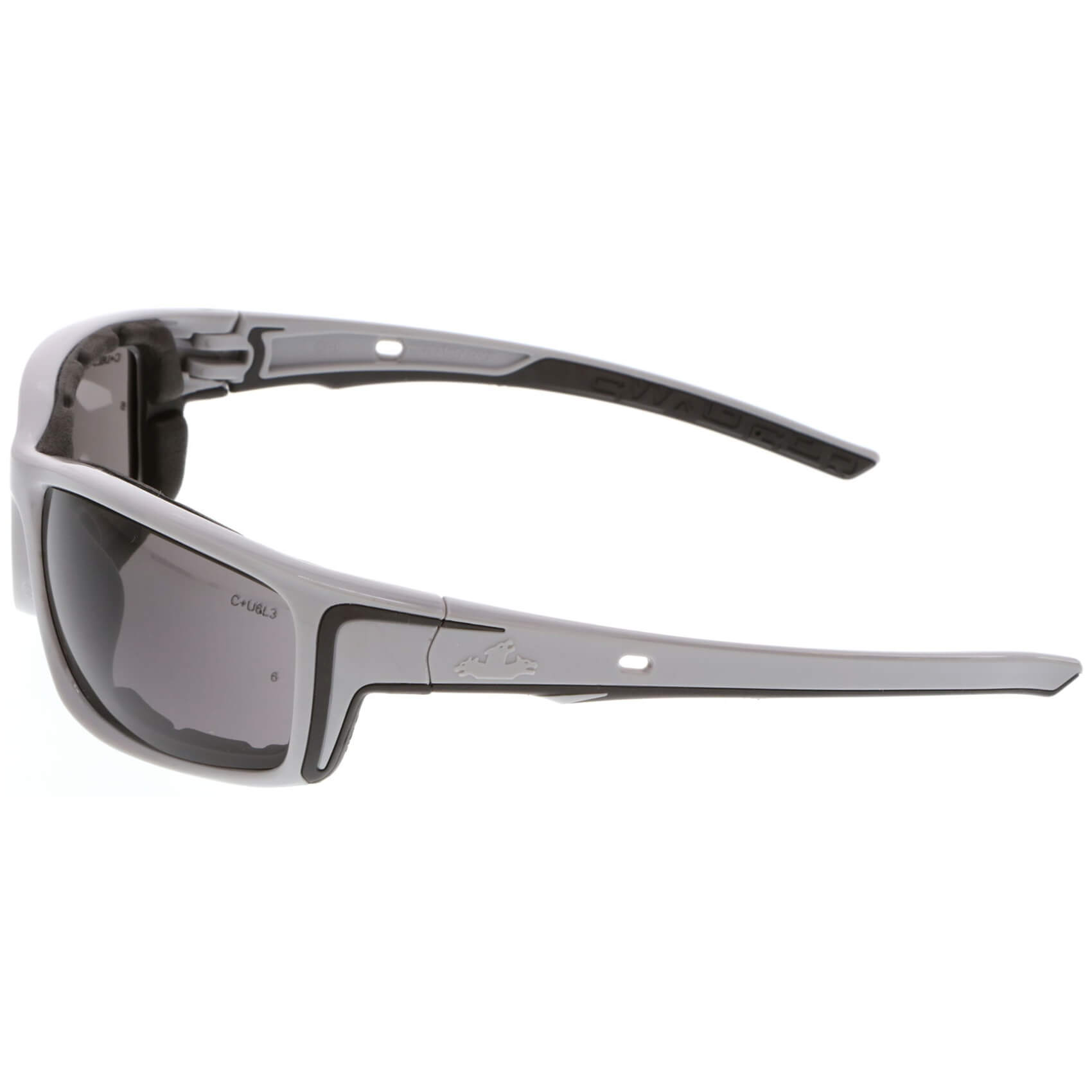 MCR Safety Swagger SR5 Foam-Lined Safety Glasses with Gray Frame and Polarized Gray MAX6 Anti-Fog Lens-Safety Glasses USA-4