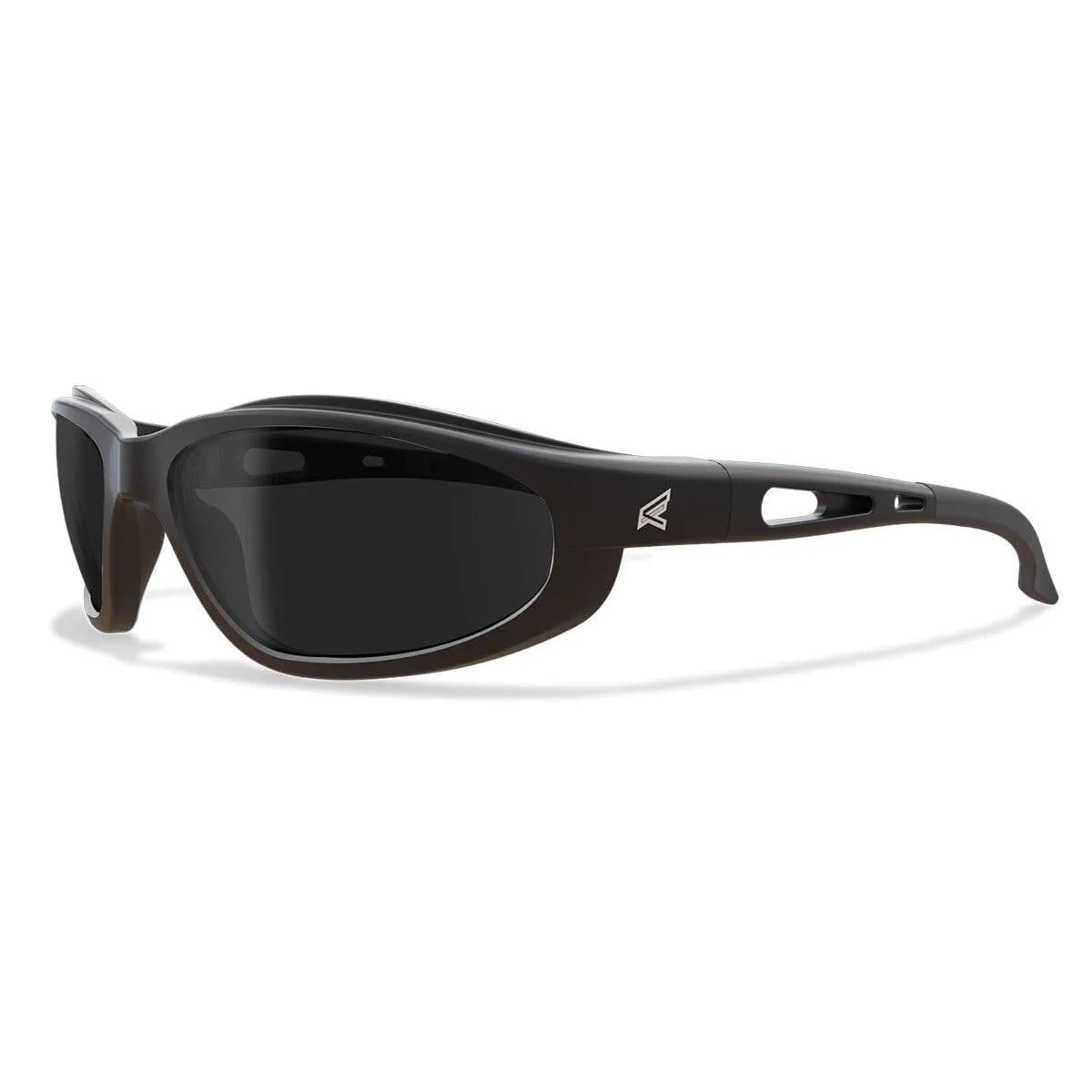 Edge Dakura Safety Glasses-SW116-Black Frame - Smoke Lens-Safety Glasses USA-11