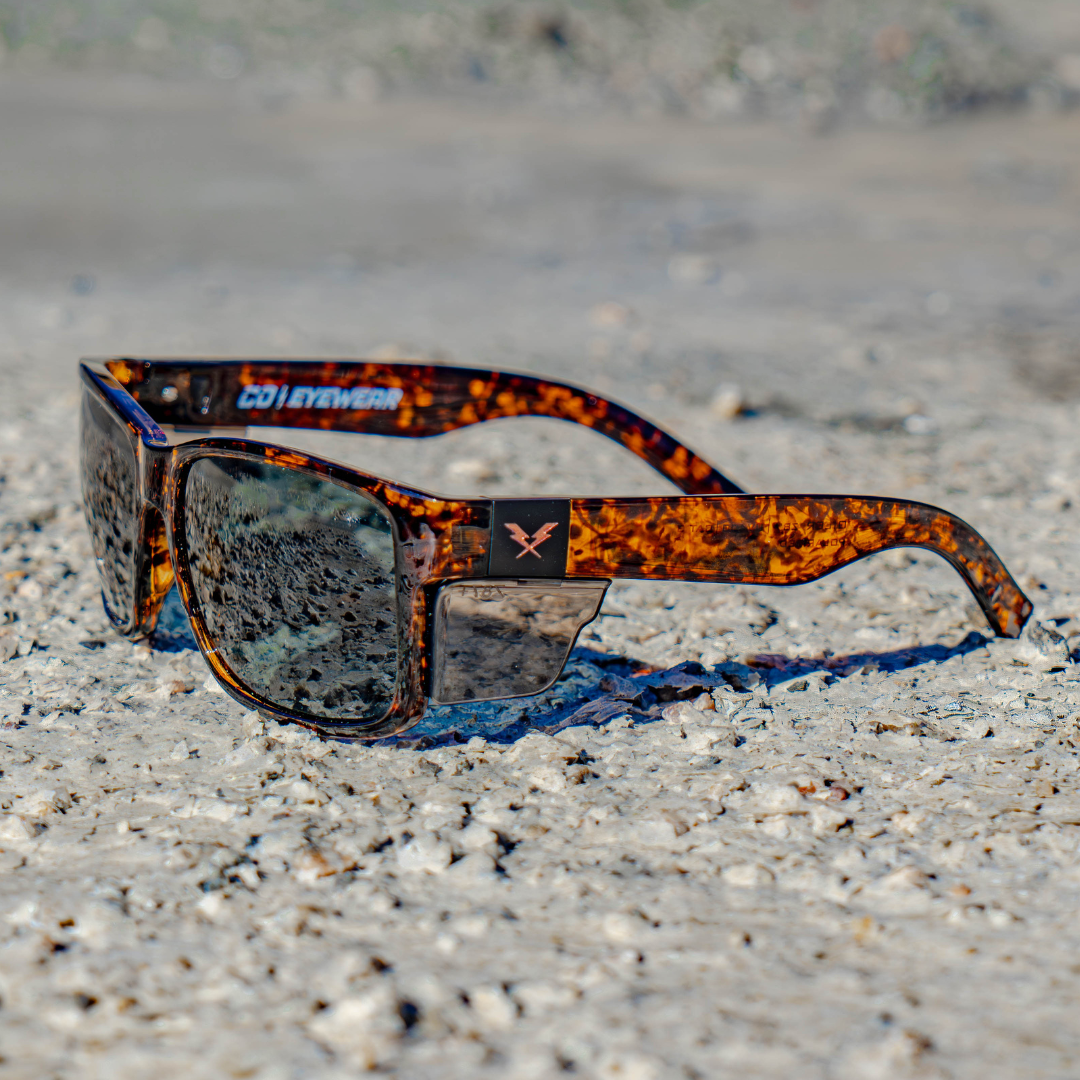 CO Eyewear Oiler XL Z87+ Safety Glasses with Tortoise Frame-Safety Glasses USA-3