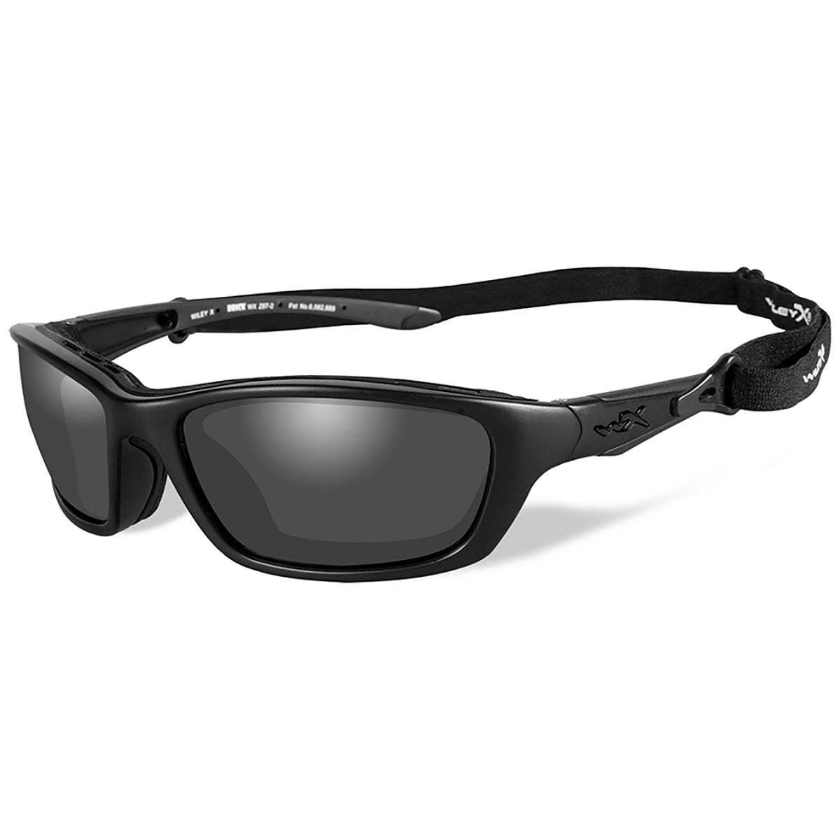 Wiley X Brick Safety Sunglasses with Matte Black Frame and Gray Lens
