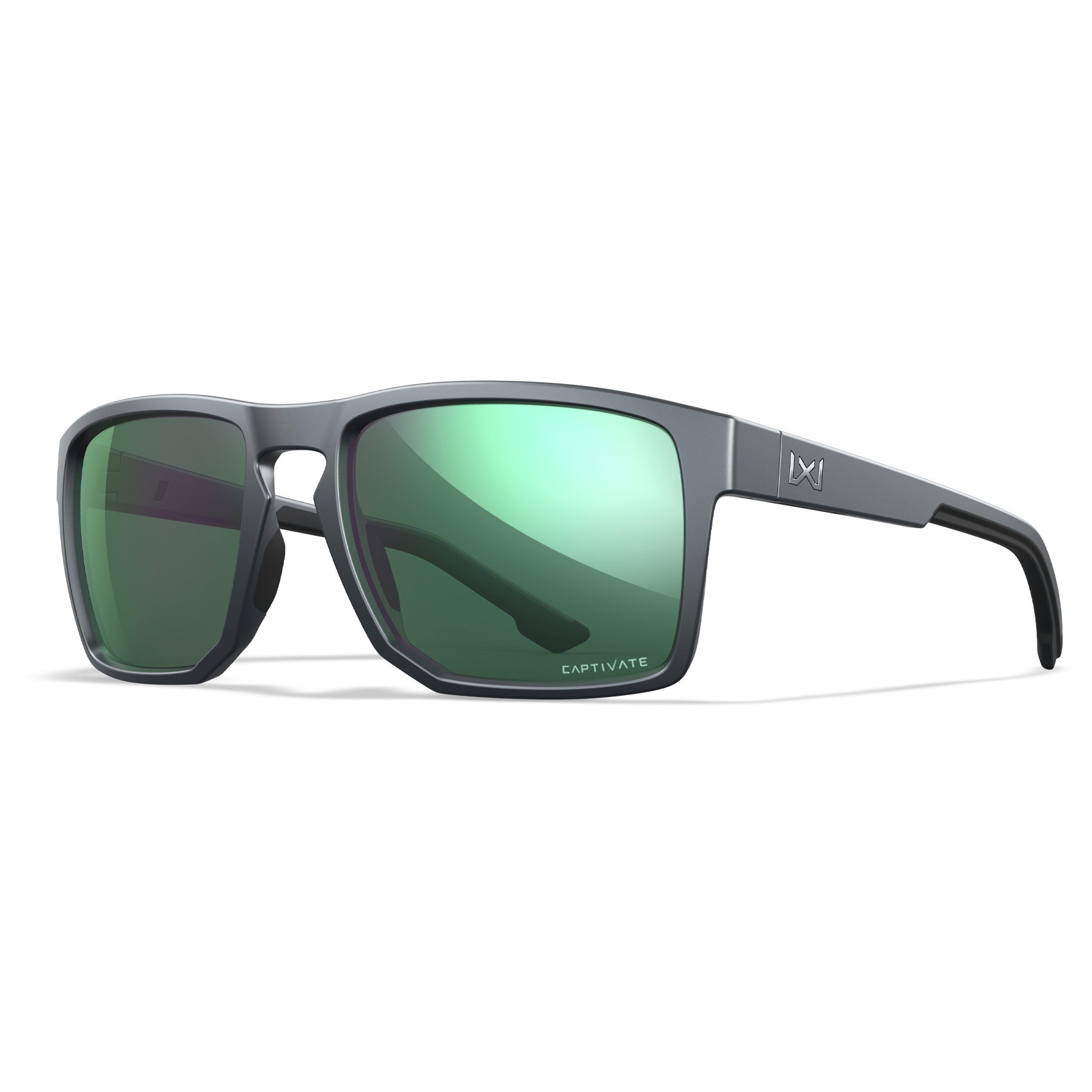 Wiley X Founder Safety Sunglasses with Detachable Side Shields-Polarized Green Mirror-WX-AC6FND07-Safety Glasses USA-9