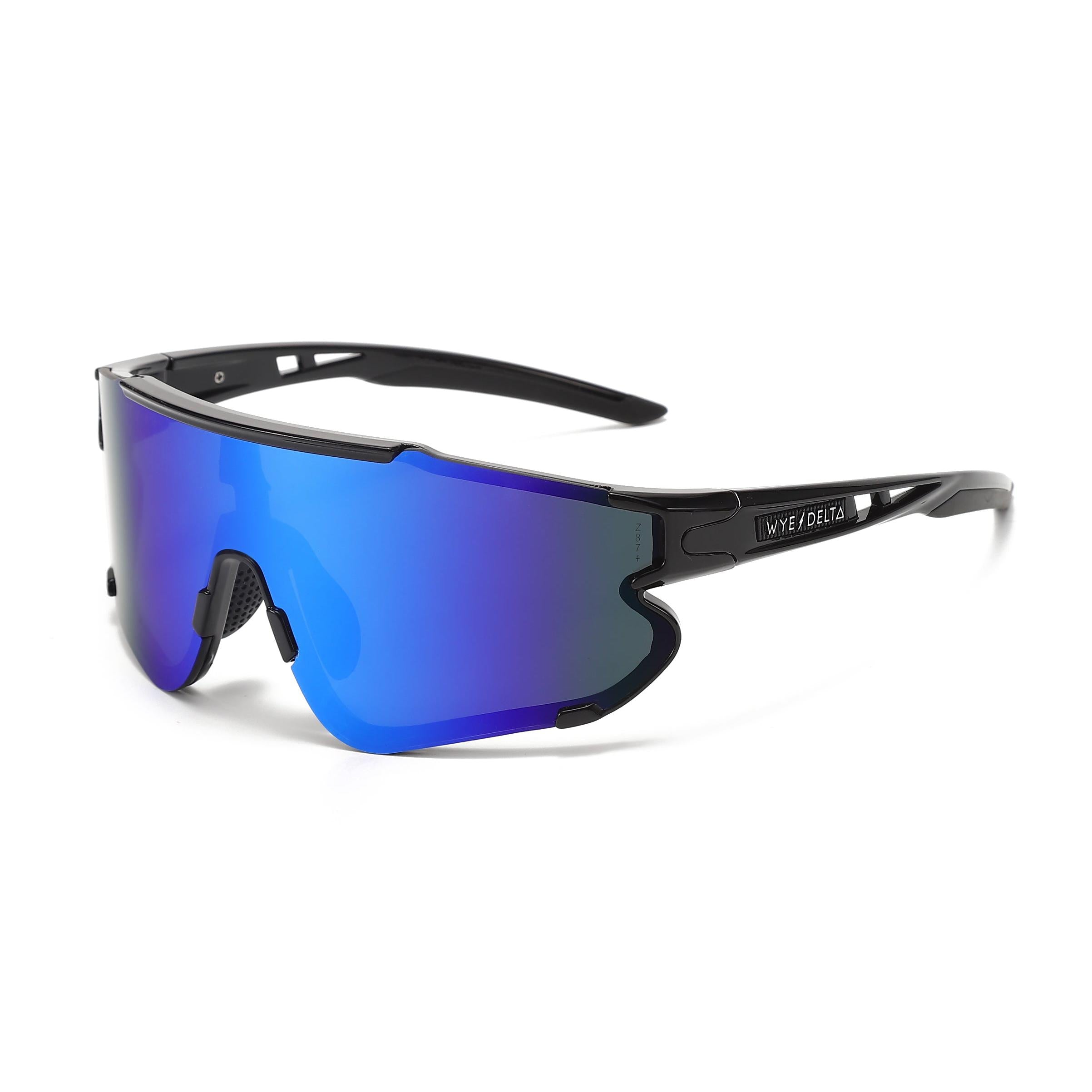Wye Delta Z87+ HiViz Deep Blue Safety Glasses-Safety Glasses USA-1