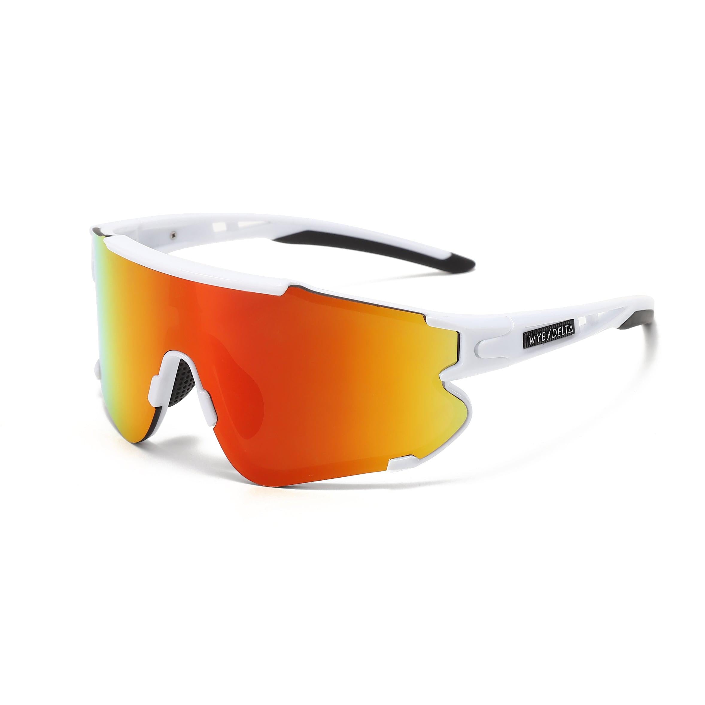 Wye Delta Z87+ HiViz White Red Revo Safety Glasses-Safety Glasses USA-1