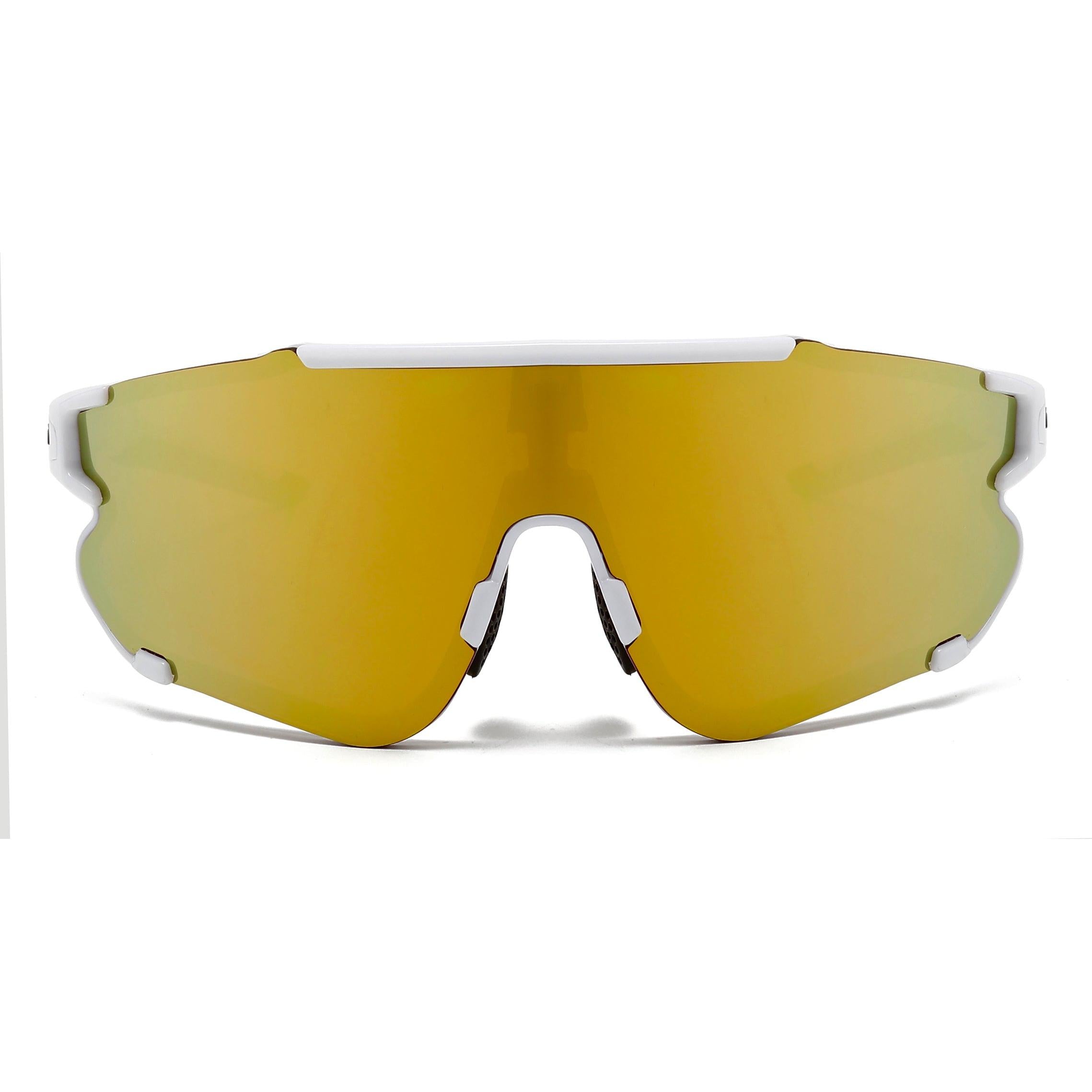 Wye Delta Z87+ HiViz White Gold Mirror Polarized Safety Glasses-Safety Glasses USA-2