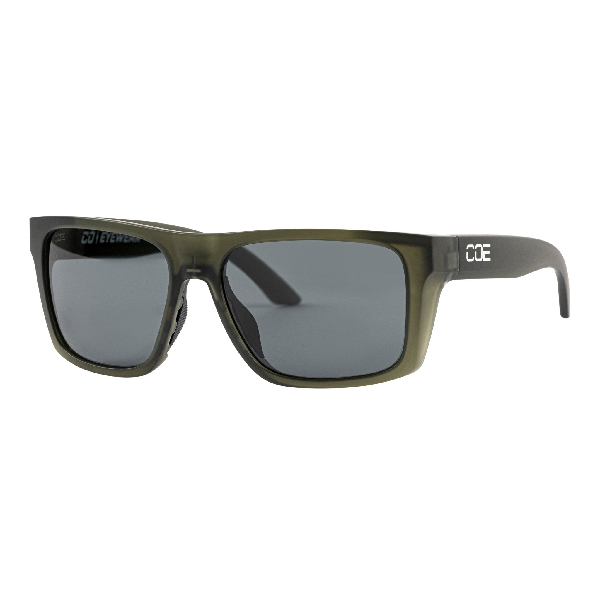 CO Eyewear Outrigger Z87+ Safety Glasses with Matte Moss Frame-Safety Glasses USA-1
