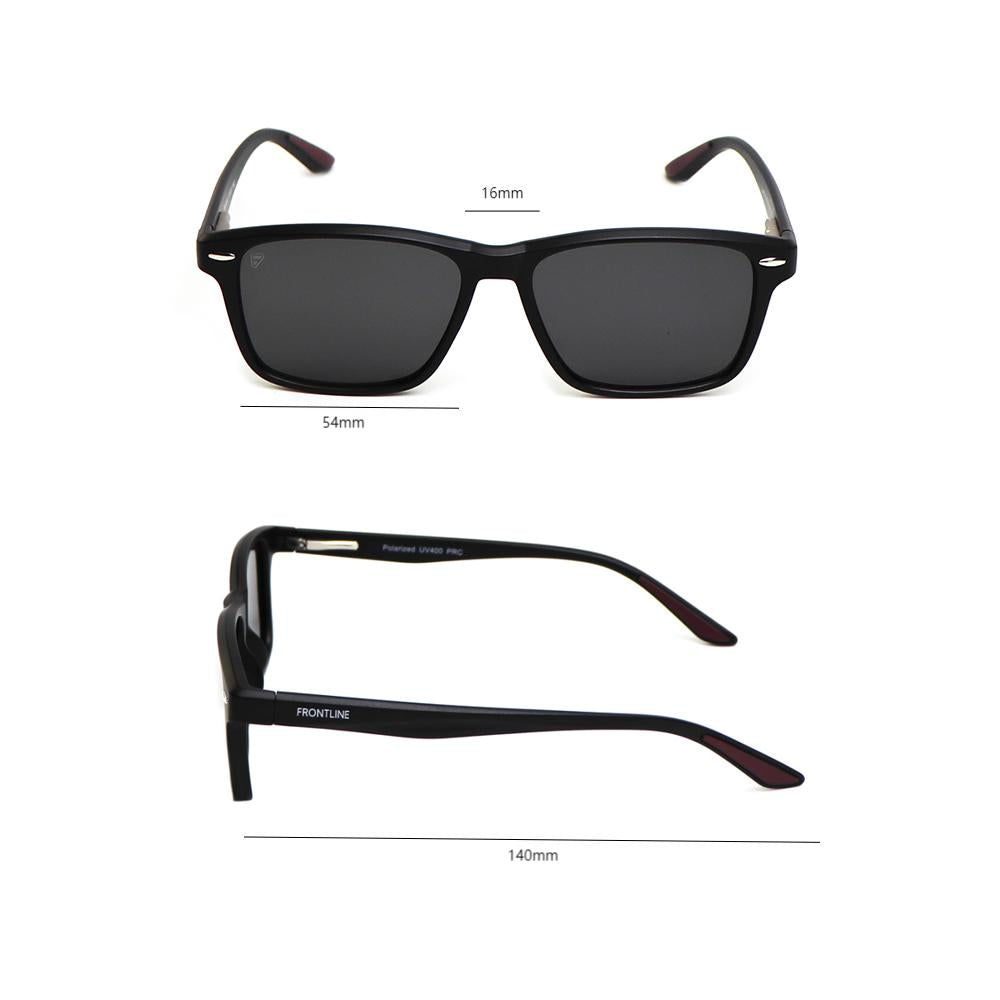 Frontline Optics Loma Polarized Sunglasses-Safety Glasses USA-8