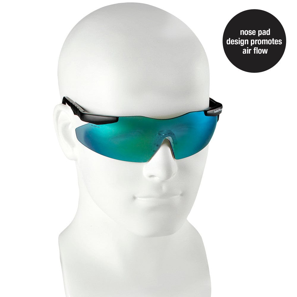 Smith & Wesson Magnum Safety Glasses with Gold Mirror Lens 19940 Model