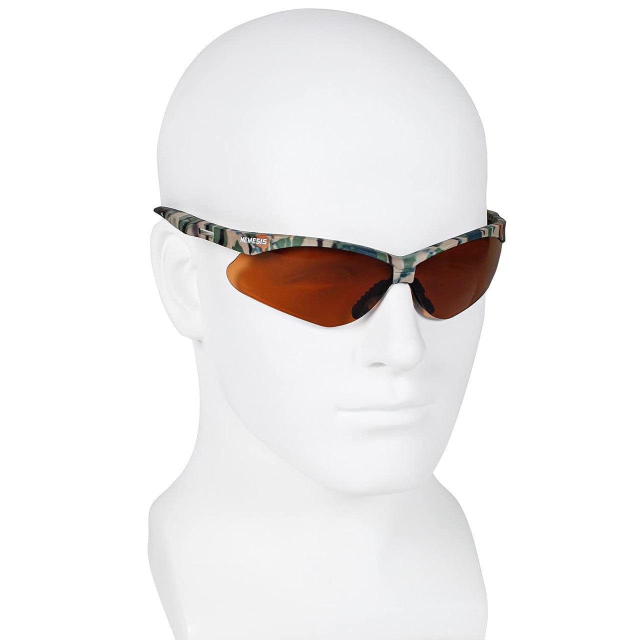 KleenGuard Nemesis Safety Glasses with Camo Frame and Bronze Lens 19644 Model View