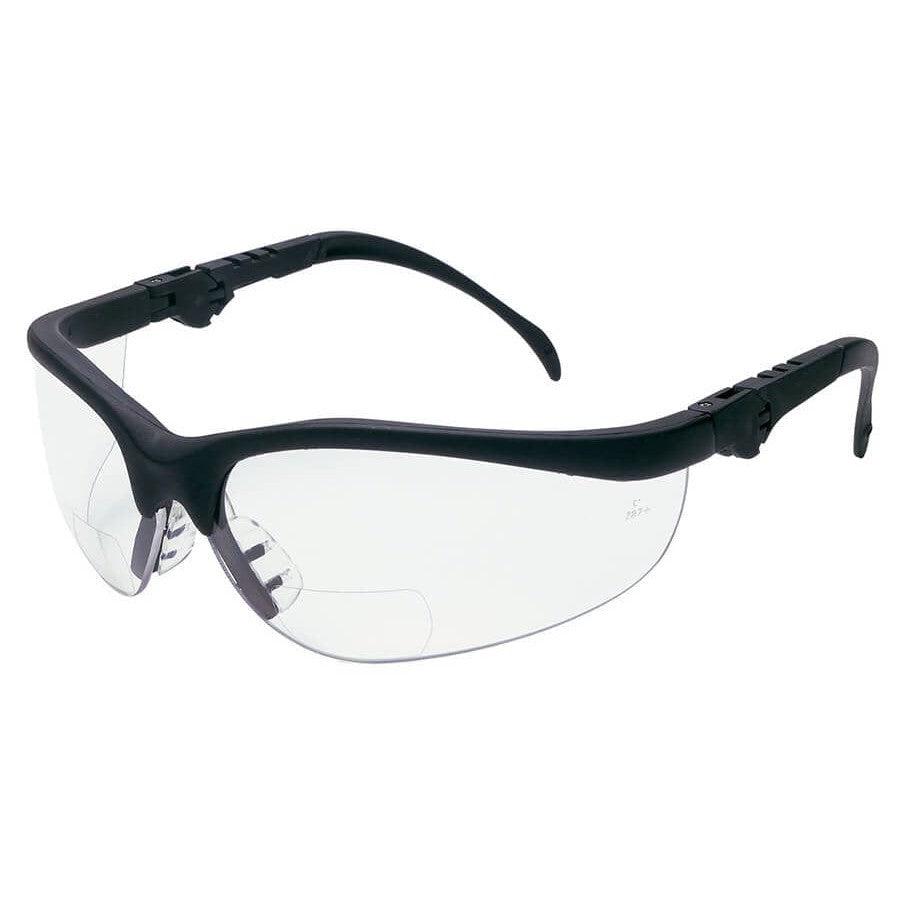 Crews Klondike Magnifiers Bifocal Safety Glasses With Clear Lens