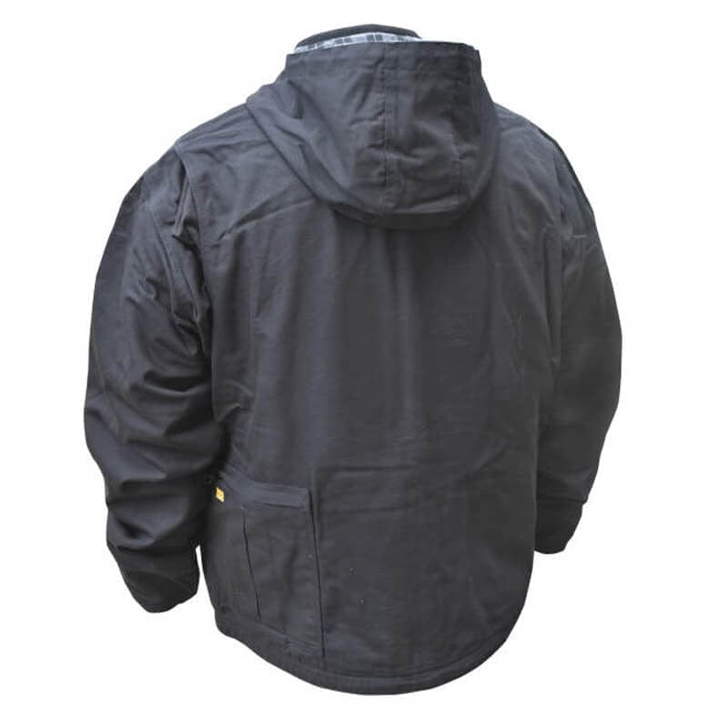 DEWALT DCHJ076ABB  Unisex Heated Heavy Duty Work Coat Without Battery - Back View