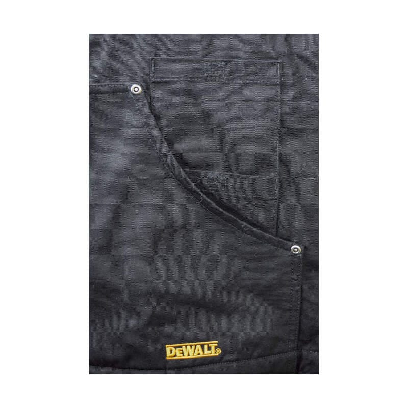 DEWALT DCHJ076ABB  Unisex Heated Heavy Duty Work Coat Without Battery - Pocket Closeup 1