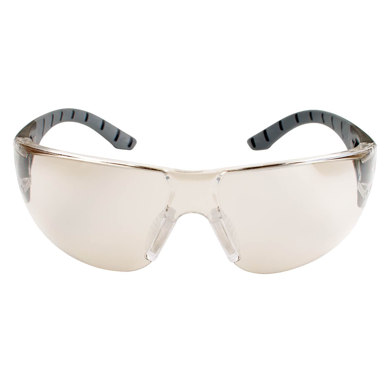 Metel M50 Safety Glasses with Indoor-Outdoor Mirror Lenses Front View