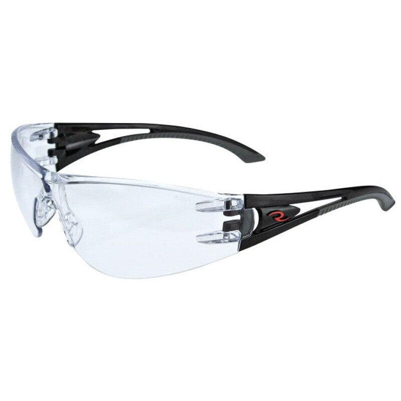 Radians Optima Safety Glasses with Black Frame and Clear Lens