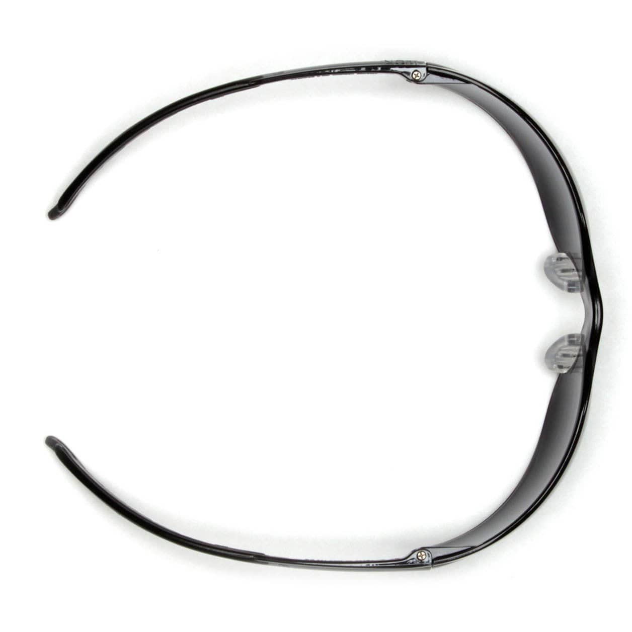 Pyramex Itek Safety Glasses with Gray Anti-Fog Lens S5820ST Top View