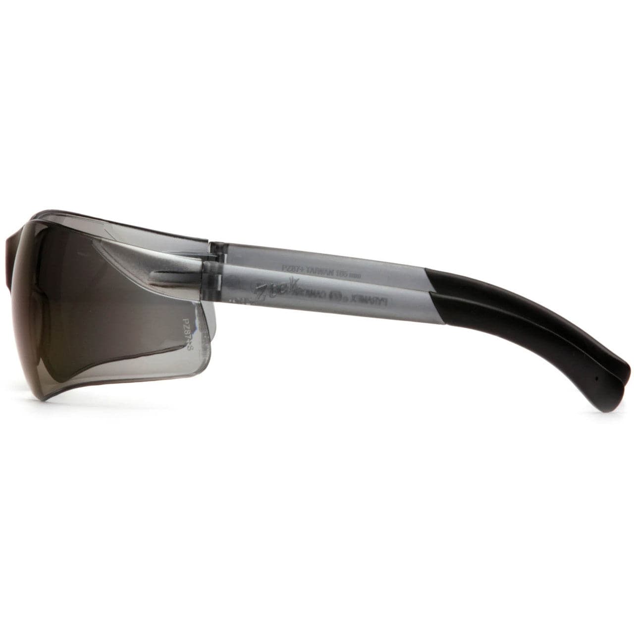 Pyramex Ztek Safety Glasses with Blue Mirror Lens S2575S Side View