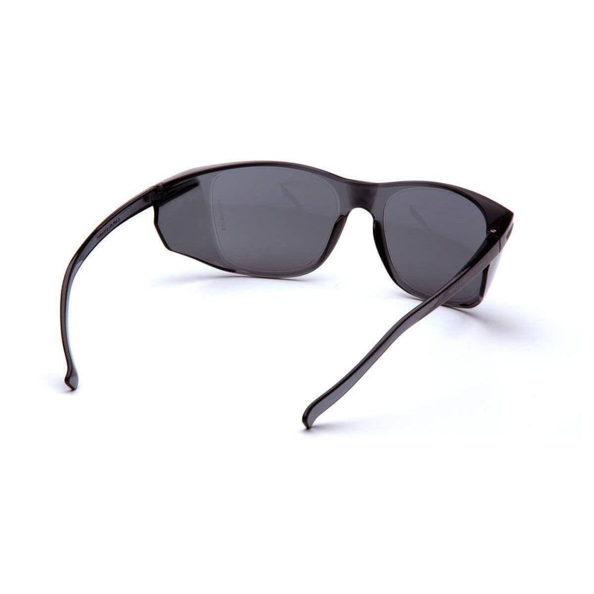 Pyramex Legacy Safety Glasses with Gray Lens S10920S - Back View