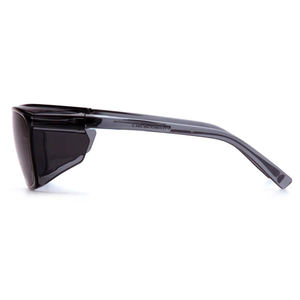 Pyramex Legacy Safety Glasses with Gray Lens S10920S - Side View