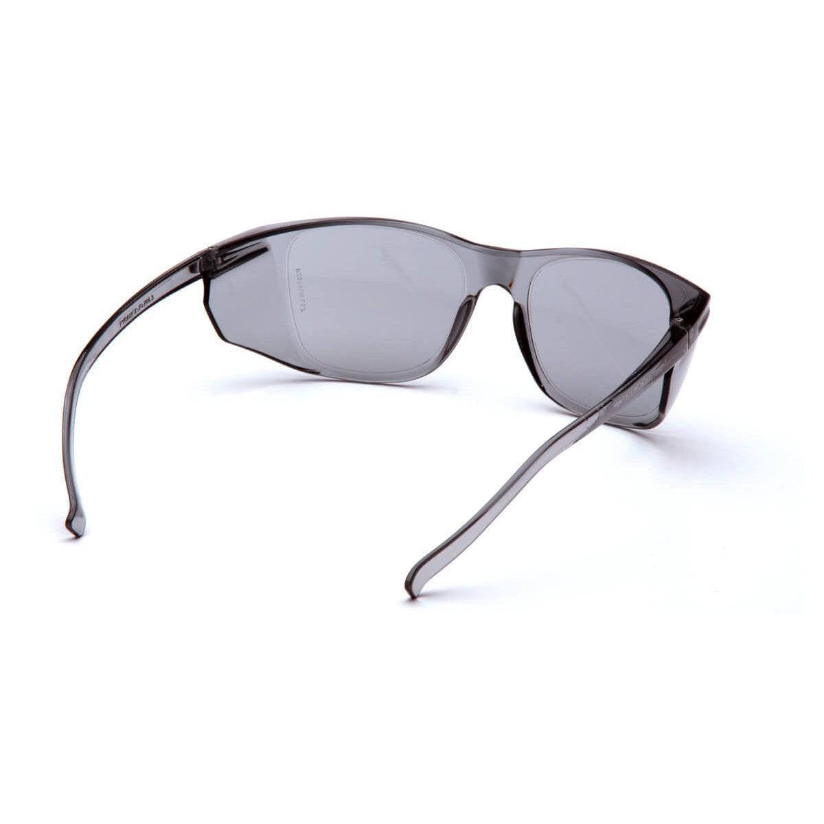 Pyramex Legacy Safety Glasses with Light Gray Lens S10925S - Back View