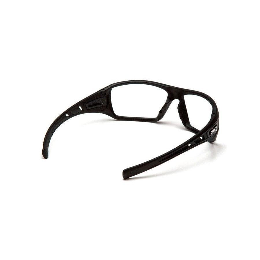 Pyramex Velar Safety Glasses with Black Frame and Clear Lens - Back