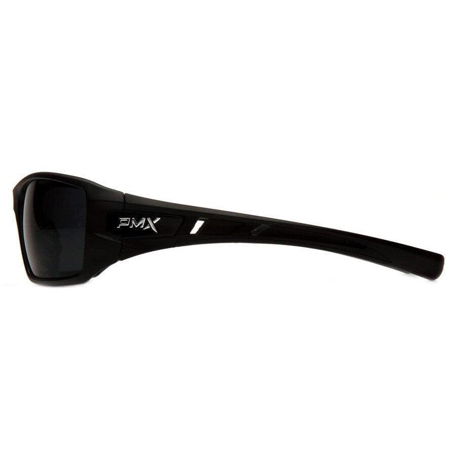 Pyramex Velar Safety Glasses with Black Frame and Gray Lens - Side