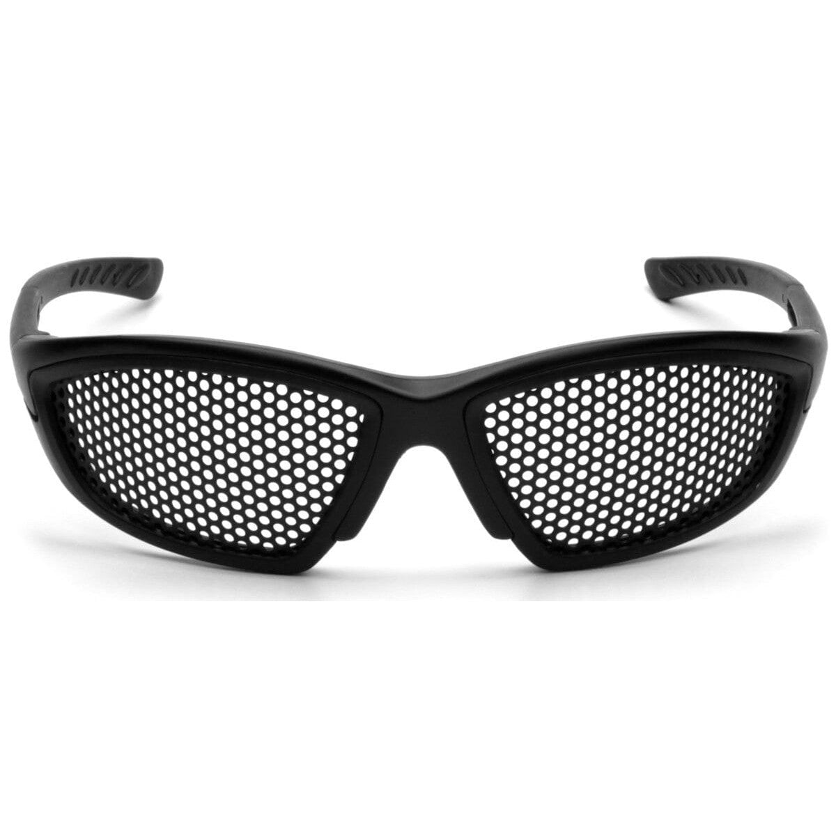 Pyramex Trifecta Safety Glasses with Punched-Steel Lens SB76WMD - Front View