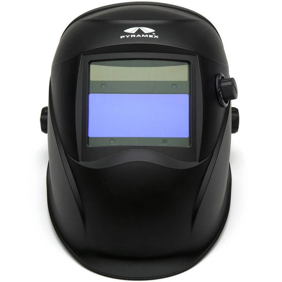 Pyramex Leadhead WHAM10 Series Auto-Darkening Welding Helmet, Matte Black - Front