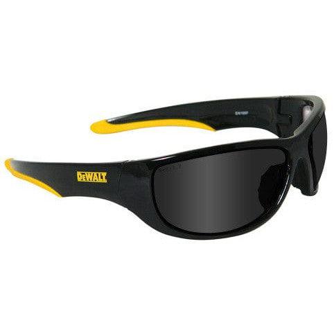 DeWalt Dominator Safety Glasses with Black Frame and Smoke Lens DPG94-2D