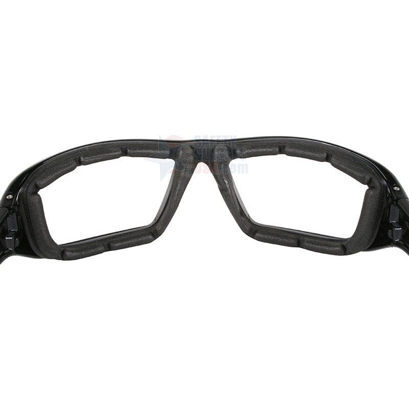 Radians Extremis Safety Glasses Black Frame Silver Mirror Anti-Fog Lens Foam Seal-XT1-61-Safety Glasses USA-4