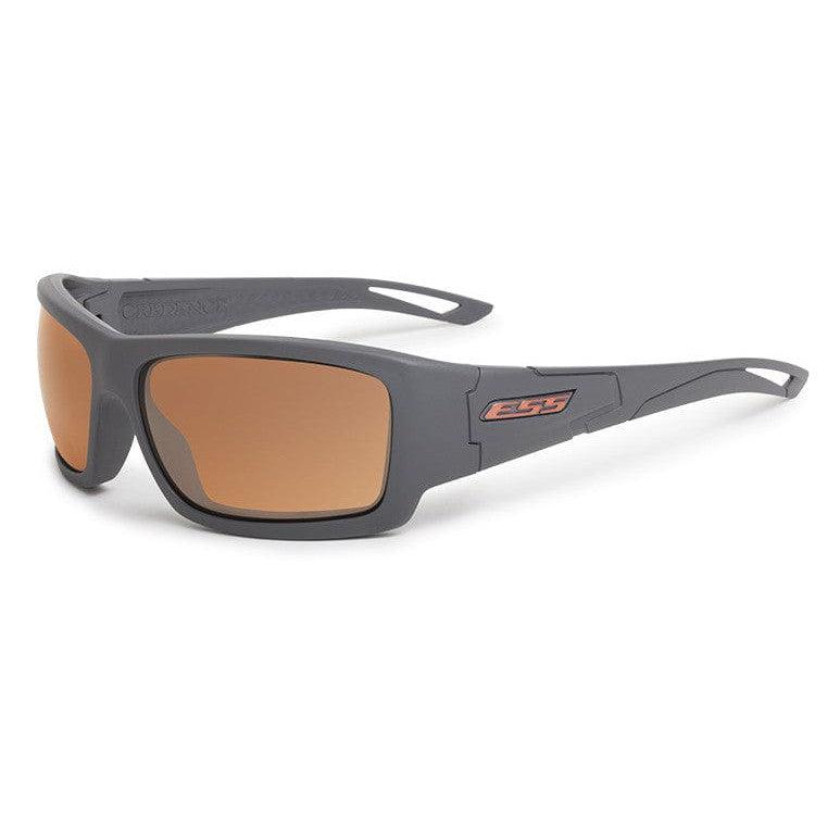 ESS Credence Ballistic Sunglasses Gray Frame Mirrored Copper Lenses EE9015-02