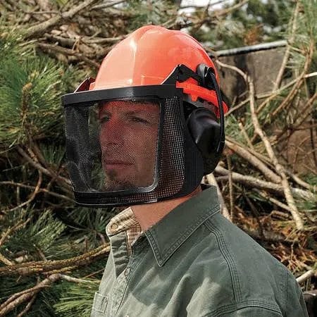 Elvex ProGuard Loggers Safety Cap CU-30R Worn